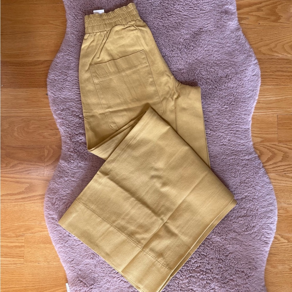 NEW Denim Pull-On Jeans turmeric color - Picture 3 of 4